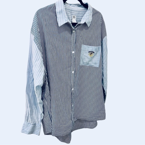 Urban Outfitters BDG oversized slouchy cotton button down shirt Large - Picture 4 of 11